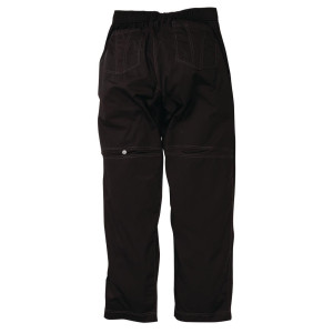 Pantaloni da cucina unisex Baggy neri - Taglia L - Chef Works - Fourniresto