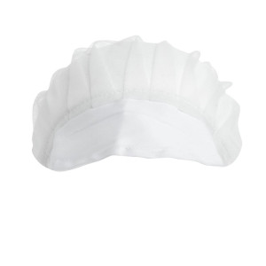 Charlotte in nylon bianco - Taglia unica - Abbigliamento per chef Whites - Fourniresto