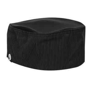 Calotta da cucina Cool Vent a righe sottili bianche - Taglia unica - Chef Works - Fourniresto