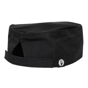 Calotta da cucina Cool Vent a righe sottili bianche - Taglia unica - Chef Works - Fourniresto
