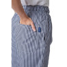 Pantaloni da cucina unisex Vegas a quadretti blu e bianchi - Taglia XL - Whites Chefs Clothing - Fourniresto