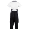 Grembiule Bavaglino Grigio Antracite in Policotone 711 x 965 mm - Whites Chefs Clothing - Fourniresto