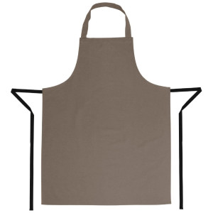 Grembiule Bavaglino Marrone Chiaro in Policotone 711 x 965 mm - Whites Chefs Clothing - Fourniresto