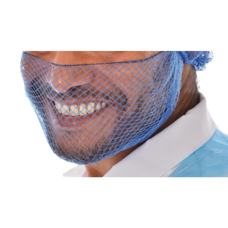 Rete per barba blu - Taglia unica - Lotto da 50 - FourniResto - Fourniresto Rete per barba blu - Taglia unica - Lotto da 50 - FourniResto - Fourniresto