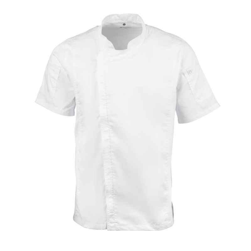 Giacca da cucina unisex bianca Urban Springfield - Taglia XL - Chef Works - Fourniresto Giacca da cucina unisex bianca Urban Springfield - Taglia XL - Chef Works - Fourniresto