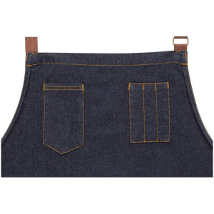 Grembiule Bavaglino Indigo Memphis in Cotone 760 x 865 mm - Chef Works - Fourniresto
