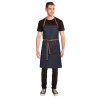Grembiule Bavaglino Indigo Memphis in Cotone 760 x 865 mm - Chef Works - Fourniresto