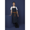 Grembiule da cameriere in denim blu con cintura in cotone 1000 x 700 mm - Whites Chefs Clothing - Fourniresto