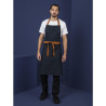 Grembiule da cameriere in denim blu con cintura in cotone 1000 x 700 mm - Whites Chefs Clothing - Fourniresto