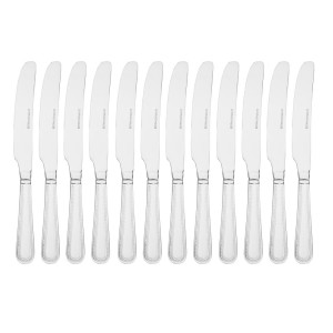 Coltello da tavola Bead con manico solido - Lotto da 12 - Olympia - Fourniresto