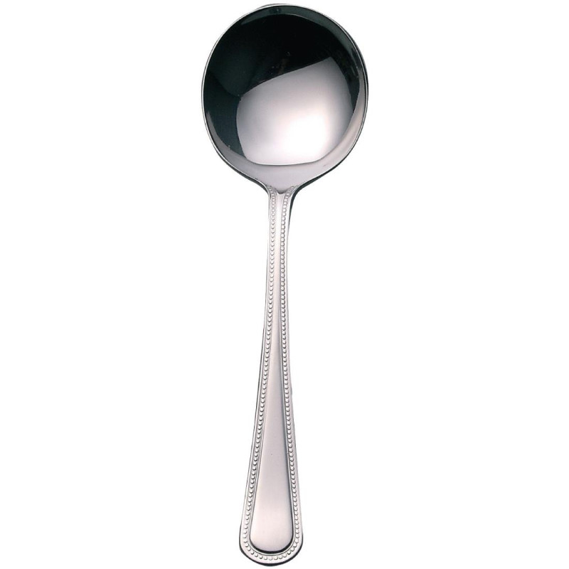 Cucchiaio da tavola rotondo in acciaio inossidabile - Set da 12 - Olympia - Fourniresto Cucchiaio da tavola rotondo in acciaio inossidabile - Set da 12 - Olympia - Fourniresto