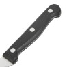 Coltello da carne con manico nero lama dentata 215 mm - Lotto da 12 - Olympia - Fourniresto