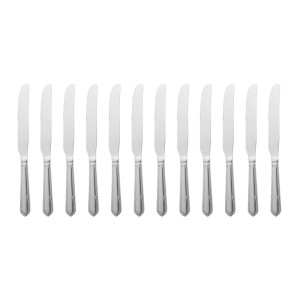 Coltello da tavola Dubarry in acciaio inossidabile - Lotto da 12 - Olympia - Fourniresto