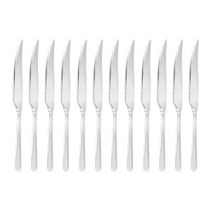 Coltello da carne o da pizza specchiato 235 mm - Lotto da 12 - Olympia - Fourniresto