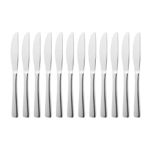 Coltello da dessert Clifton in acciaio inossidabile - Set da 12 - Olympia - Fourniresto