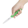 Coltello da ufficio lama verde 7,5 cm - Hygiplas - Fourniresto