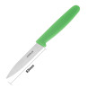 Coltello da ufficio lama verde 7,5 cm - Hygiplas - Fourniresto
