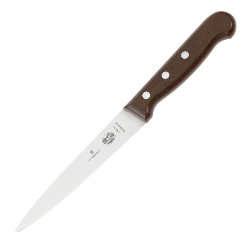 Coltello per filettare con manico in legno lama da 15 cm - Victorinox - Fourniresto Coltello per filettare con manico in legno lama da 15 cm - Victorinox - Fourniresto