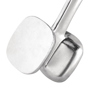 Affettatrice di carne in metallo da 240 mm - Vogue - Fourniresto