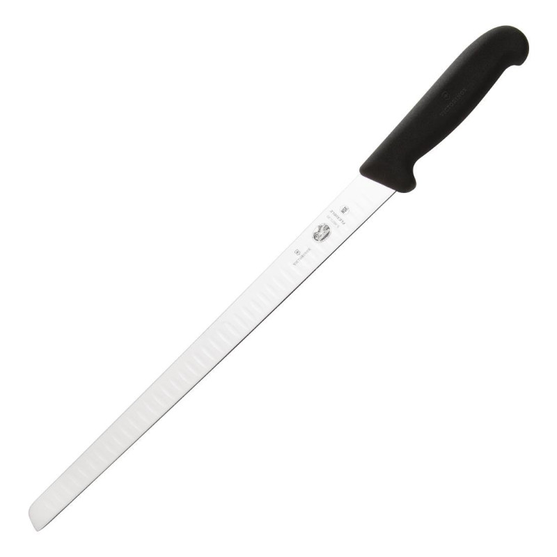 Coltello per salmone lama flessibile alveolata 30,5 cm - Victorinox - Fourniresto Coltello per salmone lama flessibile alveolata 30,5 cm - Victorinox - Fourniresto