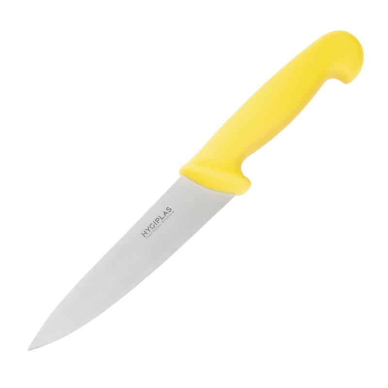 Coltello da cucina lama gialla 16 cm - Hygiplas - Fourniresto Coltello da cucina lama gialla 16 cm - Hygiplas - Fourniresto