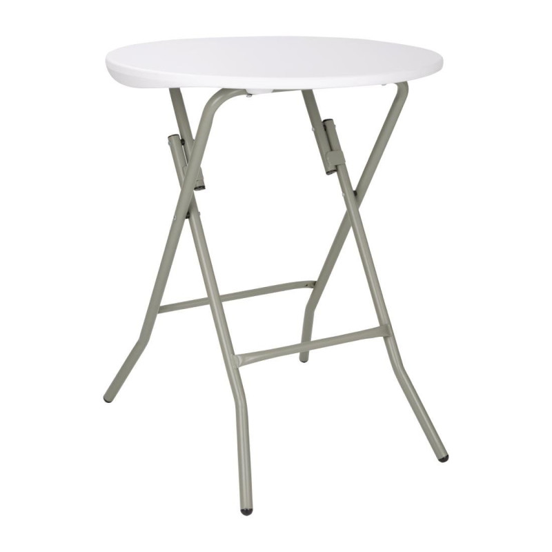 Tavolo Rotondo Pieghevole - 600 mm - Bolero - Fourniresto Tavolo Rotondo Pieghevole - 600 mm - Bolero - Fourniresto