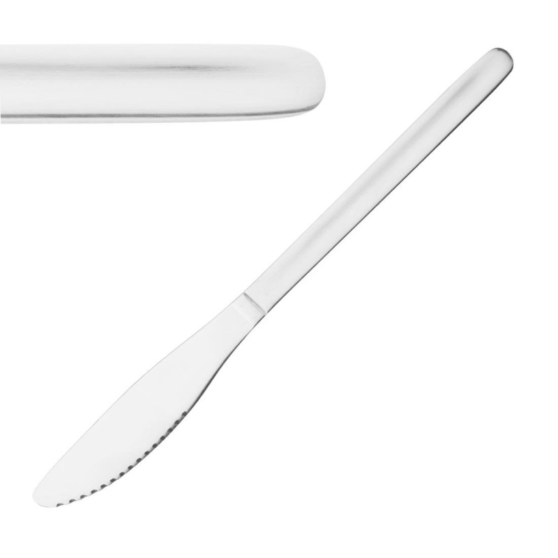 Coltello per bambini Kelso in acciaio inossidabile - Lotto da 12 - Olympia - Fourniresto Coltello per bambini Kelso in acciaio inossidabile - Lotto da 12 - Olympia - Fourniresto