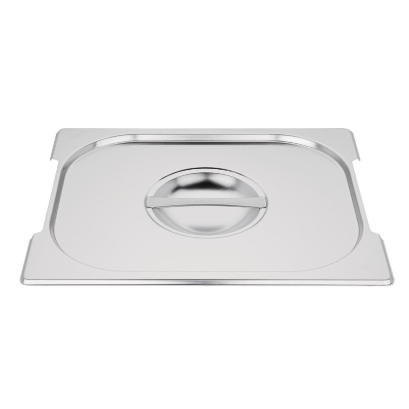 Coperchio Gn 1/2 In Acciaio Inox Per Contenitore Con Maniglie - Vogue - Fourniresto Coperchio Gn 1/2 In Acciaio Inox Per Contenitore Con Maniglie - Vogue - Fourniresto