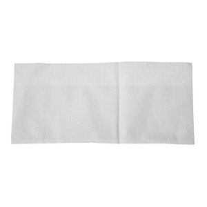 Asciugamani Bianchi Singolo Strato 1 Pieghevole 90 x 120 mm - Lotto da 6000 - FourniResto - Fourniresto