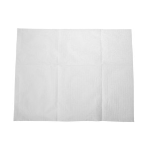 Asciugamani Bianchi Singolo Strato 1 Pieghevole 90 x 120 mm - Lotto da 6000 - FourniResto - Fourniresto