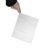 Asciugamani Bianchi Singolo Strato 1 Pieghevole 90 x 120 mm - Lotto da 6000 - FourniResto - Fourniresto
