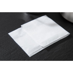 Asciugamani Bianchi Singolo Strato 1 Pieghevole 90 x 120 mm - Lotto da 6000 - FourniResto - Fourniresto