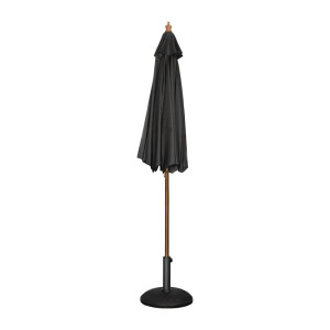 Ombrellone Nero Rotondo Ø 3 M - Bolero - Fourniresto