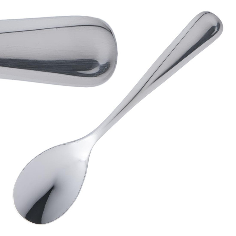 Cucchiaio da caffè Roma 148 mm - Lotto da 12 - Olympia - Fourniresto Cucchiaio da caffè Roma 148 mm - Lotto da 12 - Olympia - Fourniresto