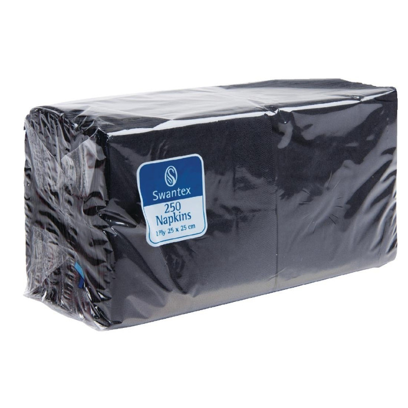 Asciugamani Cocktail Neri 2 Pieghe 250 X 250 Mm - Lotto da 2000 - FourniResto - Fourniresto Asciugamani Cocktail Neri 2 Pieghe 250 X 250 Mm - Lotto da 2000 - FourniResto - Fourniresto
