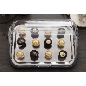 Piatto refrigerato con coperchio pieghevole 440 x 320 mm - APS - Fourniresto