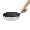 Padella ad induzione conica antiaderente Ø 240 mm - Vogue - Fourniresto