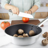 Padella ad induzione conica antiaderente Ø 240 mm - Vogue - Fourniresto