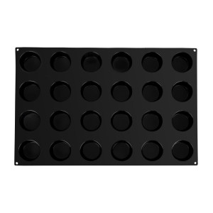 Stampo per dolci antiaderente in silicone 24 muffin Ø 75 mm - FourniResto - Fourniresto