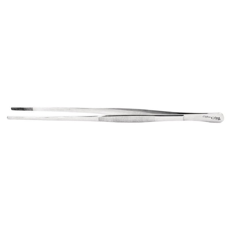Pinza in acciaio inossidabile con punte arrotondate da 300 mm - FourniResto - Fourniresto Pinza in acciaio inossidabile con punte arrotondate da 300 mm - FourniResto - Fourniresto