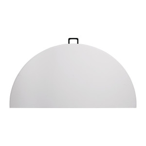 Tavolo rotondo pieghevole al centro bianco Ø 1530 mm - Bolero - Fourniresto