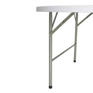 Tavolo rotondo pieghevole al centro bianco Ø 1530 mm - Bolero - Fourniresto