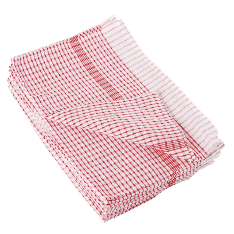 Asciugamano Rosso in Policotone - Lotto di 10 - Vogue - Fourniresto Asciugamano Rosso in Policotone - Lotto di 10 - Vogue - Fourniresto