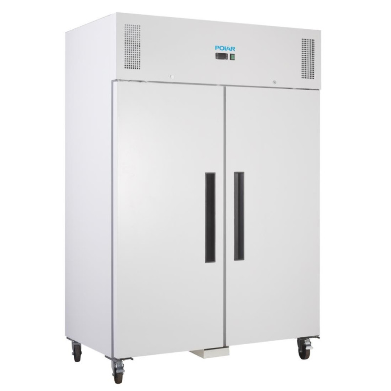 Armadio Frigorifero Positivo Bianco Gn 2/1 Doppia Porta 1200 L - Polar - Fourniresto Armadio Frigorifero Positivo Bianco Gn 2/1 Doppia Porta 1200 L - Polar - Fourniresto