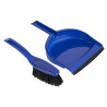 Set Scopa con Setole Morbide e Paletta Blu - Jantex - Fourniresto
