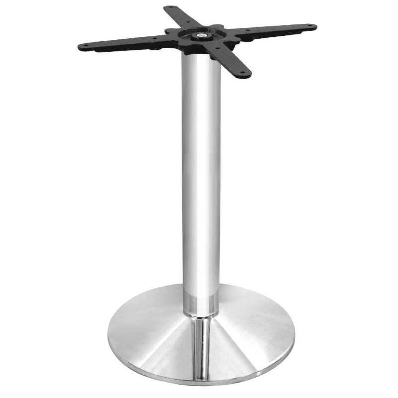 Piede Tavolo Rotondo Cromato Ø 430 mm - Bolero - Fourniresto Piede Tavolo Rotondo Cromato Ø 430 mm - Bolero - Fourniresto