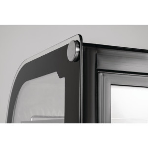 Vetrina refrigerata da banco nera 120 L - Polar - Fourniresto