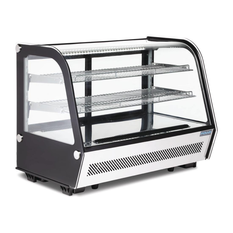 Vetrina refrigerata da banco nera 160 L - Polar - Fourniresto Vetrina refrigerata da banco nera 160 L - Polar - Fourniresto