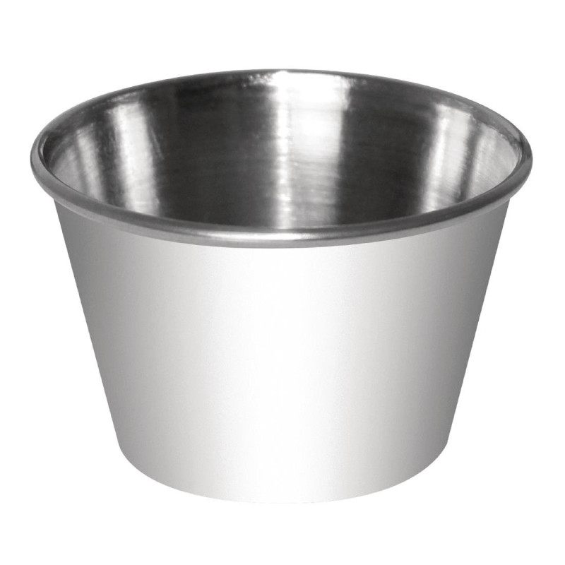 Vaso per salsa in acciaio inossidabile da 230 ml - Lotto da 12 - Olympia - Fourniresto Vaso per salsa in acciaio inossidabile da 230 ml - Lotto da 12 - Olympia - Fourniresto