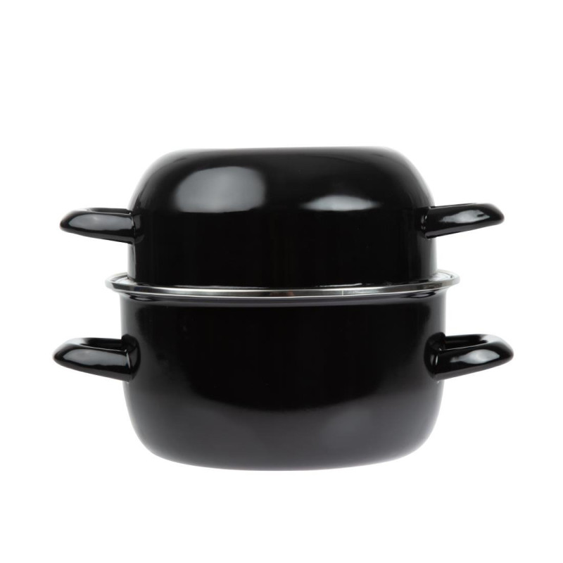 Marmitta per cozze smaltata Ø 200 mm 1 kg - Olympia - Fourniresto Marmitta per cozze smaltata Ø 200 mm 1 kg - Olympia - Fourniresto